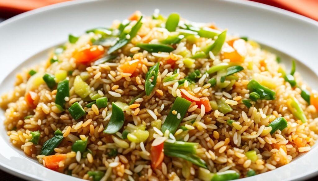 Leftover rice for shrimp fried rice