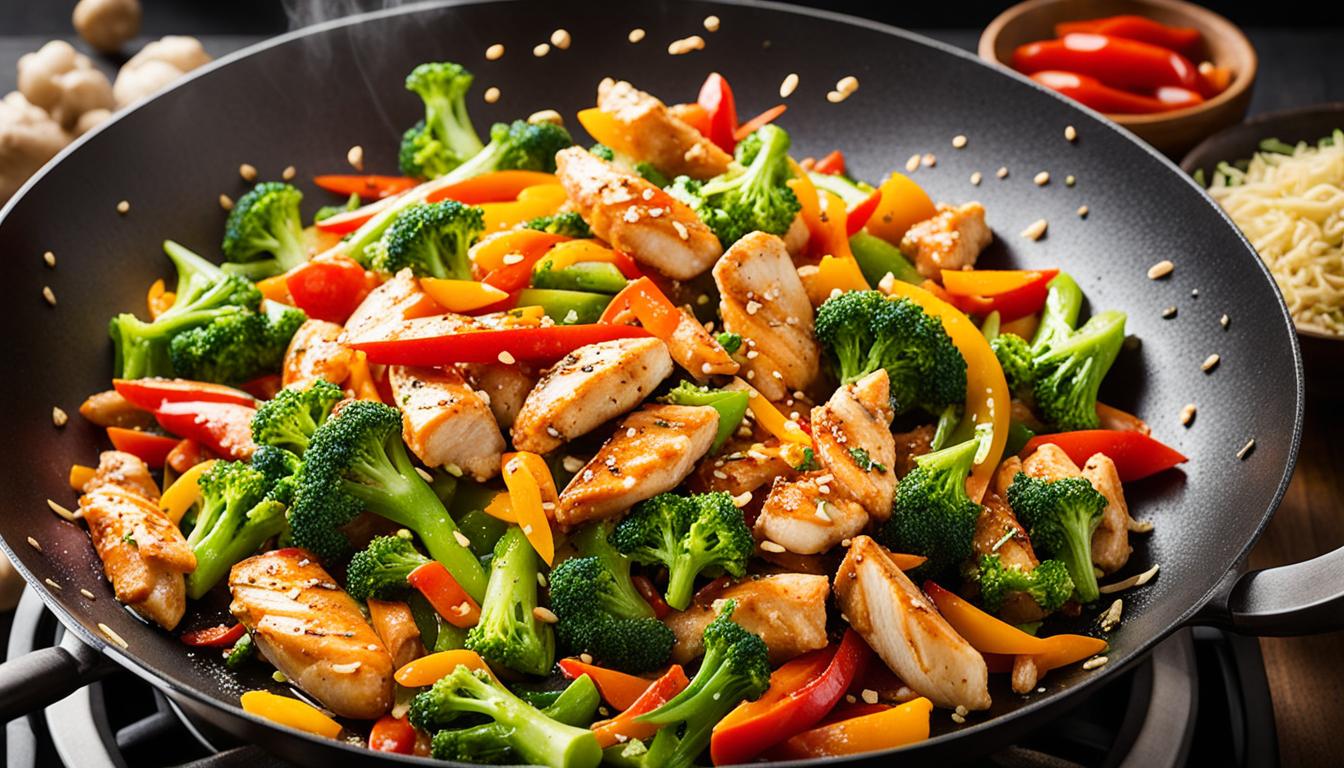 how to cook stir fry chicken in a wok